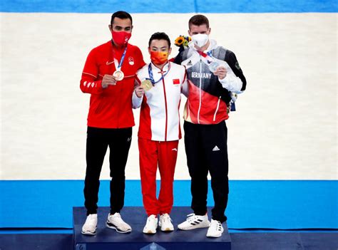 Chinese Gymnast Zou Jingyuan Wins Parallel Bars Gold At Olympics New Straits Times Malaysia