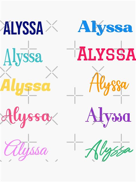 Alyssa Baby Names Girls Unique Personalized T For Her