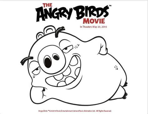 Free printable coloring pages for kids. The Angry Birds Movie is coming to theaters May 20th! Are ...