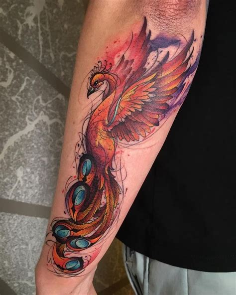 20 Phoenix Tattoos To Show Off Moms Inner Fire In 2020 Phoenix