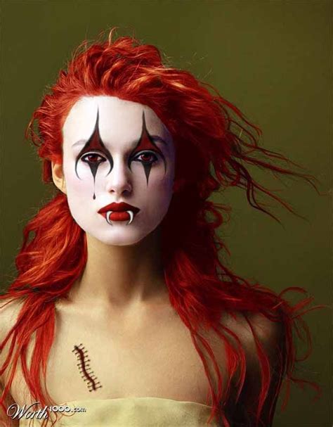 Pin By Donald Hadlock On Halloween Inspiration Girl Clown Makeup Clown Makeup Evil Clown Makeup