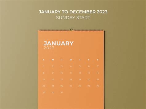 2023 Calendar Printable Monthly Calendar Minimalist Desk Etsy