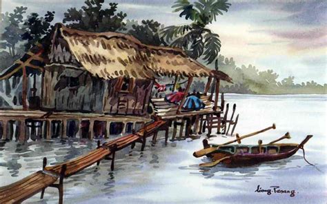 Looking for malaysia items for sale? Malaysia Watercolor Paintings