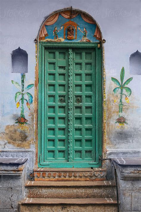 Traditional Indian Door By Stocksy Contributor Alexander Grabchilev
