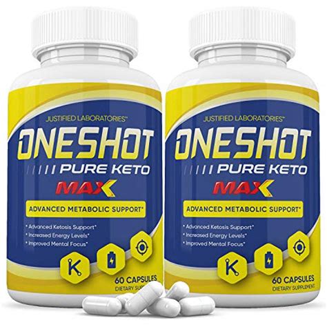 One Shot Pure Keto Max 1200mg Pills Advanced Ketogenic Gobhb Supplement Real Exogenous Ketones