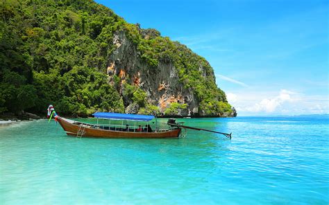 1920x1080px 1080p Free Download Thailand Phuket Boat Tropical
