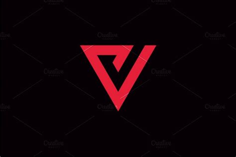 Vector Letter V Logo Illustrator Templates ~ Creative Market