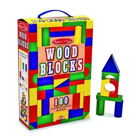 Melissa And Doug 100 Wood Block Set With Fast Shipping From 995