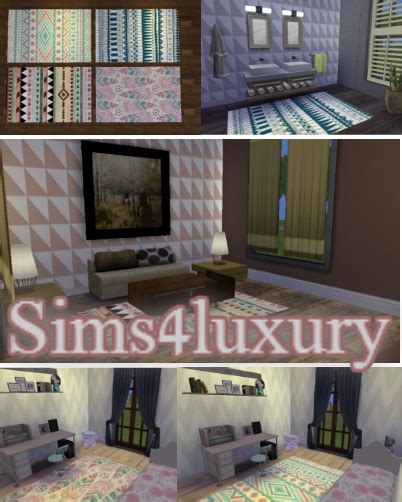 Pattern Rugs At Sims4 Luxury Sims 4 Updates