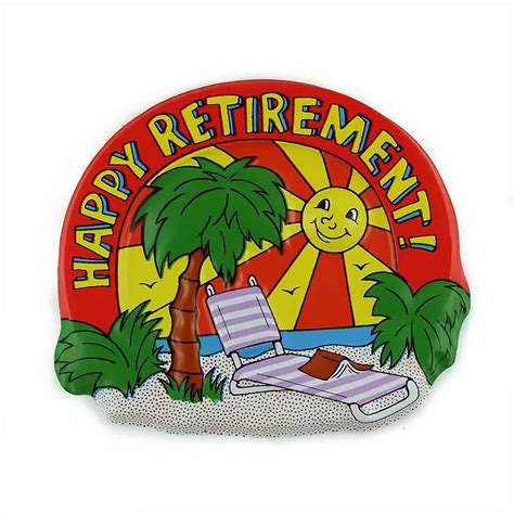 Happy Retirement Cake Topper Country Kitchen Sweetart