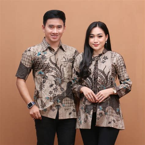 Jual Couple Batik Baju Pria Wanita Batik Seragam Kantor Batik Pesta M L Xl Xxl Baju Modis