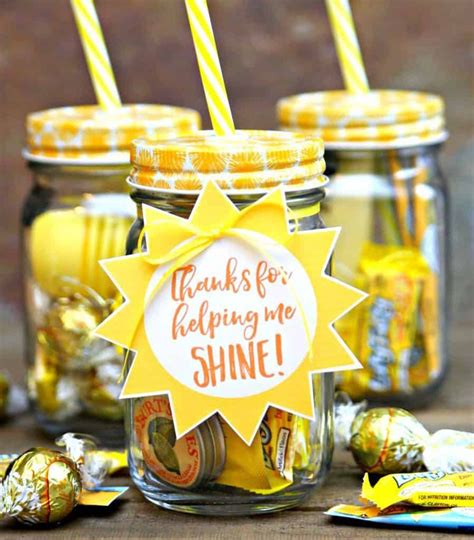 Jar Of Sunshine Teacher T Teacher Appreciation Ts Diy