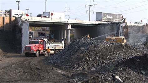 Highway 15 Overpass Completed Last Year Now Being Demolished Cbc News