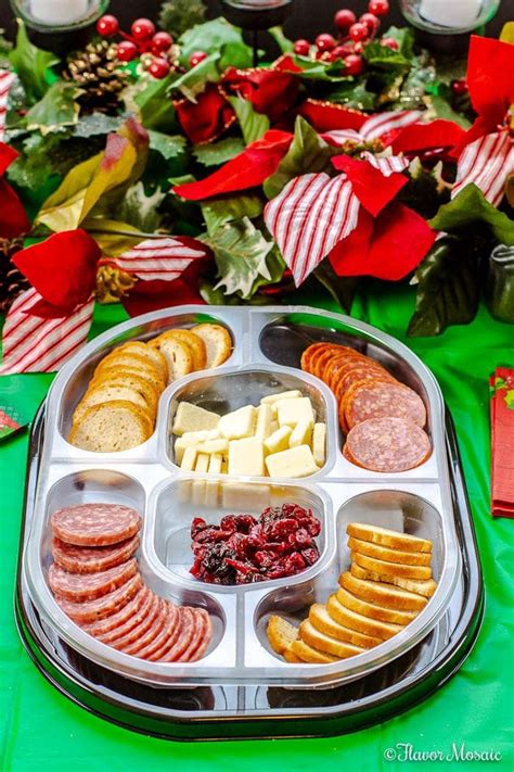 Easy Holiday Party Appetizer Snacking Platter Flavor Mosaic Holiday