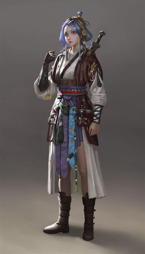 Artstation Character Design Shuhang Li Female Character Design Character Design Fantasy