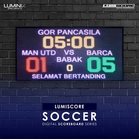 Scoreboard Digital Soccer LS-2010 | Digital Scoreboard Series – Luminix