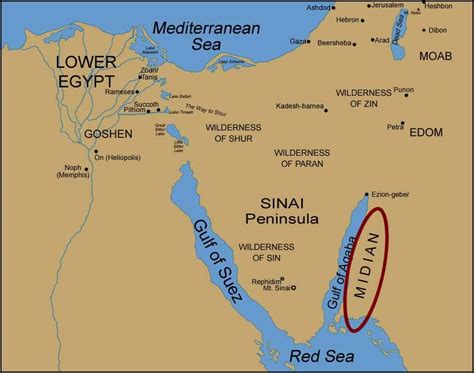 Bible Mapping Egypt Bible Study Exodus