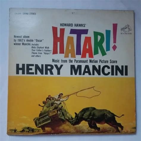 Henry Mancini Hatari Music From The Motion Picture Score 12 Lpvinyl 790 Picclick
