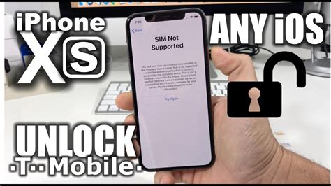 How To Unlock Iphone Xs From T Mobile To Any Carrier Youtube