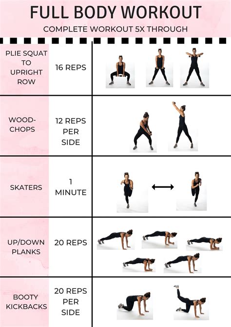 5 Move Full Body Workout Body Workout At Home Full Body Workout At
