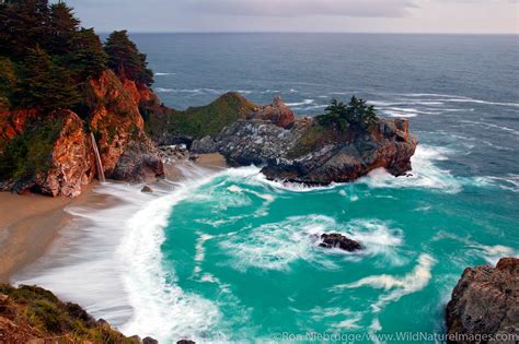 Mcway Falls Central Coast California Photos By Ron Niebrugge