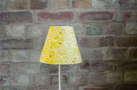 Geometric Lampshades Yellow Lamp Shade Mustard Lamp Shade Etsy Uk