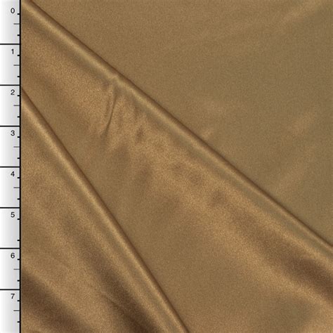 Cali Fabrics Gold Midweight Bridal Satin