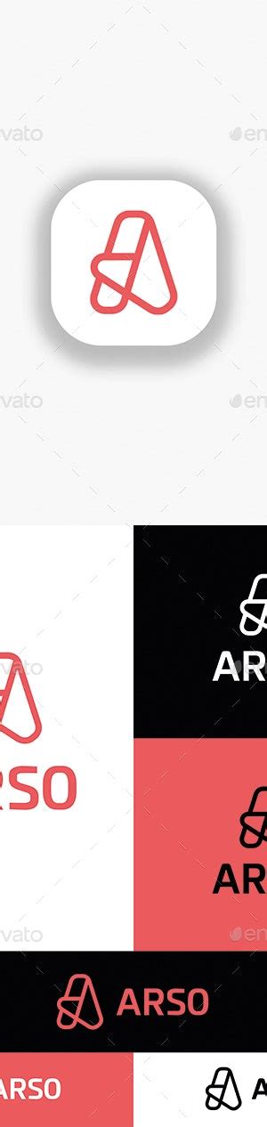 Letter A Logo Arso Logo Templates Graphicriver