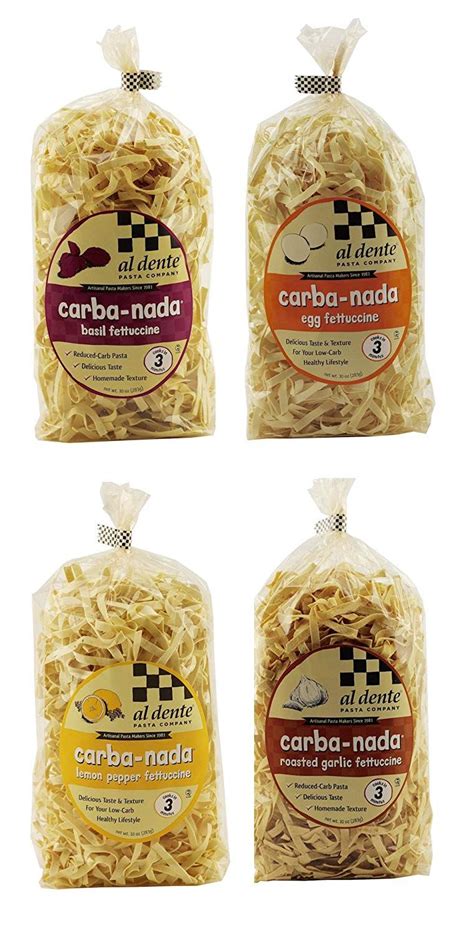 Keto and pasta normally aren't synonyms, but you can enjoy these 12 picks today. Al Dente Pasta Carba-Nada Low-Carb Fettuccine Pasta ...