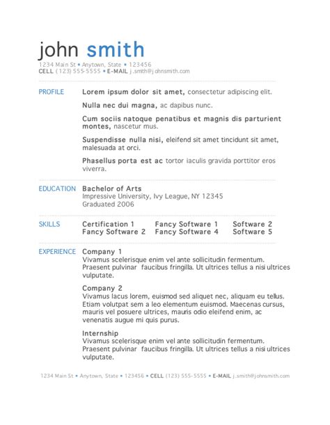 89 Best Yet Free Resume Templates For Word Designzzz