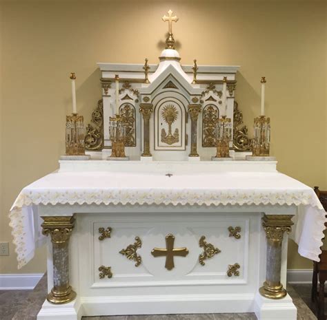 One Of Our Altars Restored Used Church Items