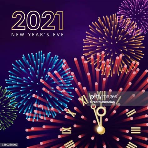 New Years Fireworks 2021 Vector Photos And Premium High Res Pictures