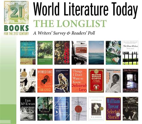 21 Books For The 21st Century The Longlist By The Editors Of Wlt