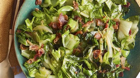 Julia Turshen Wilted Lettuce With Bacon And Onion Recipe