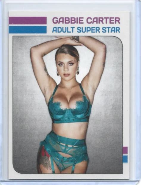 Adult Film Star Gabbie Carter Custom Trading Card Picclick