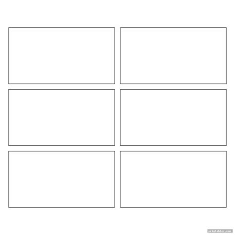 Rectangle Template Printable