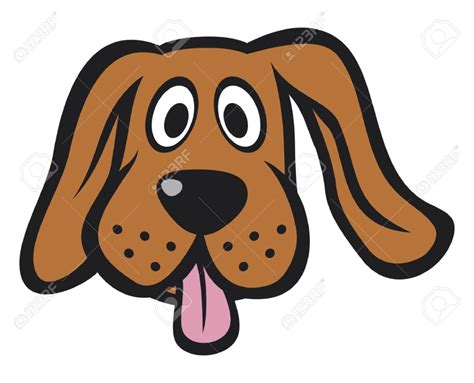 Dog Face Stock Vector 14974411 Dog Face Cartoon Dog Facebook Dog