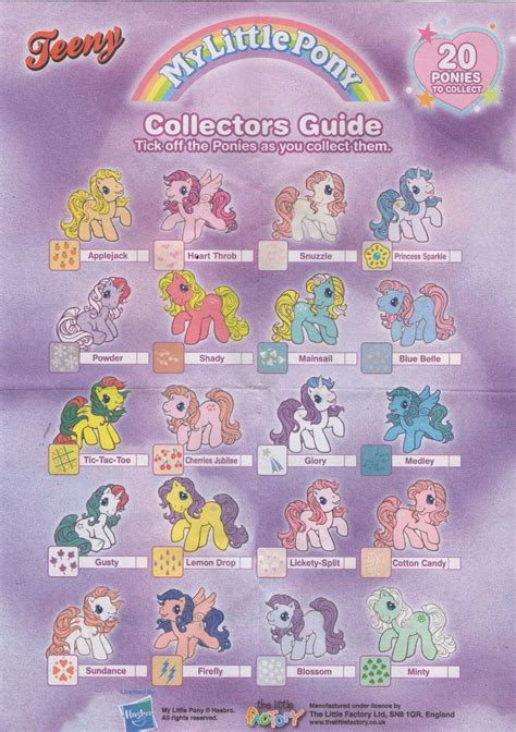 My Little Pony Collectors Guide Little Pony Vintage My Little Pony