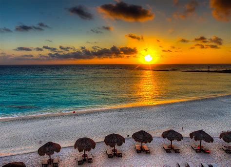 Sunrise On The Beach In Cancun Mexico Flickr Photo Sharing