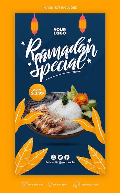 Premium Psd Special Ramadan Food Instagram Story Template