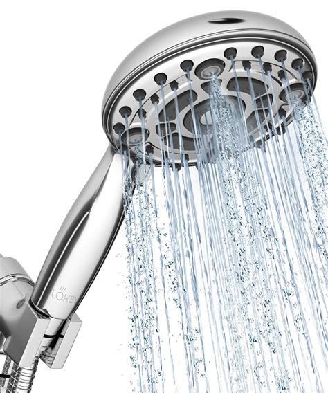 Lokby High Pressure Shower Head With Handheld 6 Settings 5 Bathroom