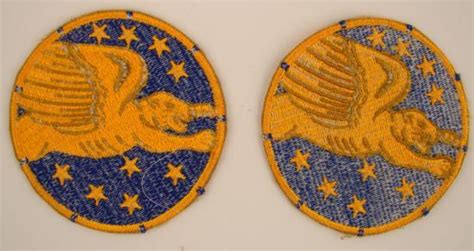 2 Piece Lot Wwii 99th Fs Tuskegee Airmen Patches
