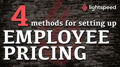 4 Methods For Setting Up Employee Pricing In Lightspeed Retail Pos I