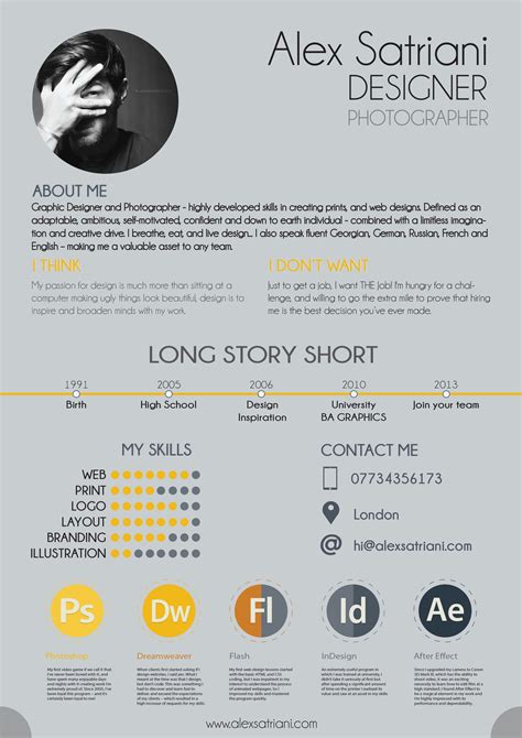 Amazing Resume Design Examples Creatives Wall