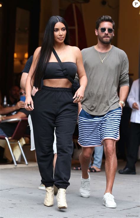 Kim Kardashian Et Scott Disick à New York Le 2 Août 2017 Purepeople