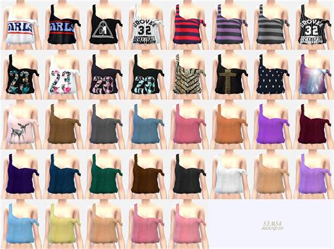 Sims 4 Ccs The Best Tank Top By Marigold