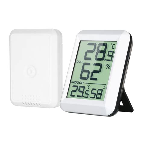 Wireless Mini lcd Digital termômetro higrômetro Indoor Outdoor C