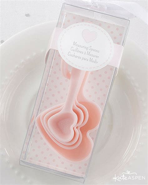 Kate Aspens Pink Heart Plastic Measuring Spoons Are A Perfect Way To