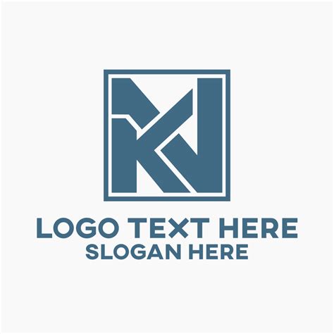 Monogram K And N Logo Brandcrowd Logo Maker