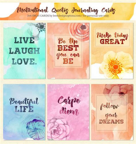 Maybe you would like to learn more about one of these? Note Cards with Motivational Quotes to Download and Print
